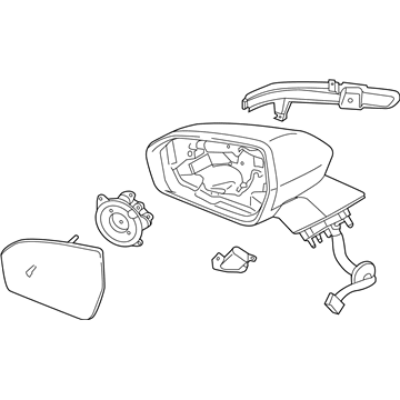 Ford FA1Z-17683-AAPTM Mirror Assembly - Rear View Outer