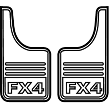 2016 Ford F-150 Mud Flaps - VHL3Z-16A550-M