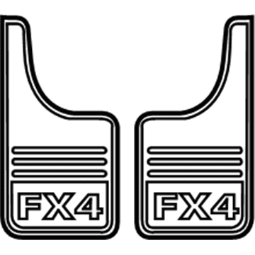 2015 Ford F-150 Mud Flaps - VHL3Z-16A550-N