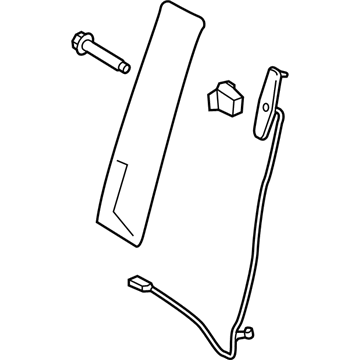 Ford FL3Z-1520554-AB Moulding - Door Outside