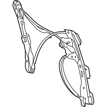 Ford HS7Z-5423208-A Regulator - Window - Less Motor