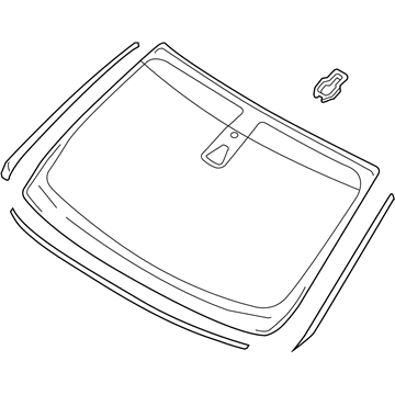 Ford KA1Z-5803100-A GLASS - WINDSCREEN