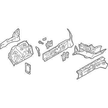 Ford GN1Z-16055-C Apron Assembly - Front Fender