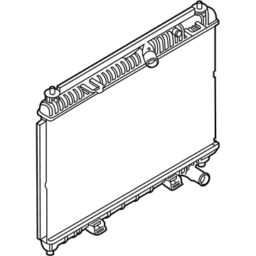 2012 Ford Fiesta Radiator - BE8Z-8005-A