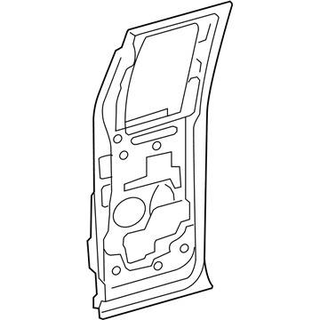 Ford 4L3Z-1824631-DA Door Assembly - Rear - Less Hinges