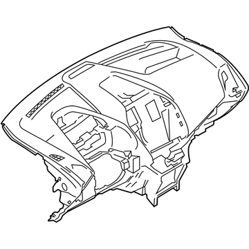 Ford DT1Z-6104320-CH Panel - Instrument