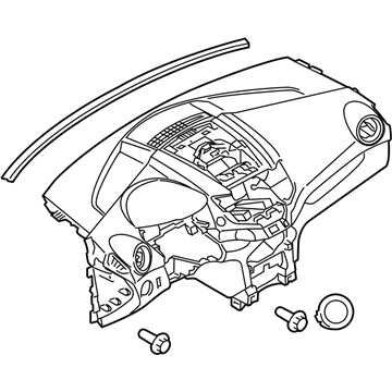 Ford D2BZ-5404320-ED Panel - Instrument