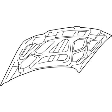 Ford 3C5Z-16612-BA Hood Assembly