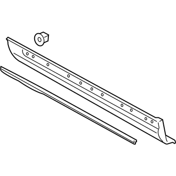 Lincoln Door Moldings - FA1Z-5820879-BA