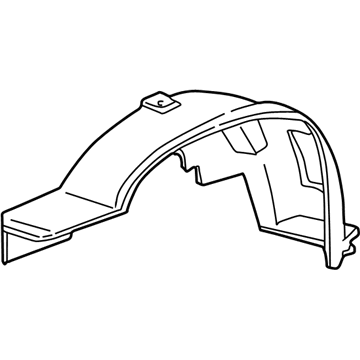 Ford F5TZ-16054-A Apron Assembly - Front Fender