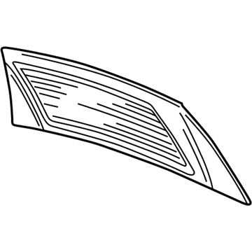 Ford YR3Z-7652500-AAB Window Assembly - Sliding