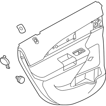 Ford BA1Z-7827407-BB Panel Assembly - Door Trim