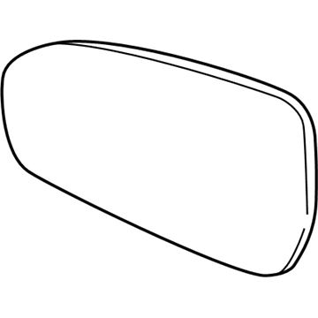 Ford DS7Z-17K707-H Glass Assembly - Rear View Outer Mirror