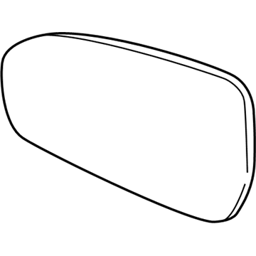 Ford DS7Z-17K707-C Glass Assembly - Rear View Outer Mirror