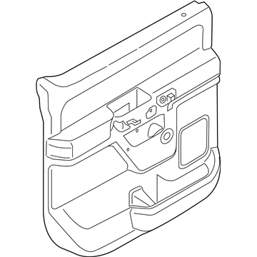 Ford GL3Z-1627406-AB PANEL ASY - DOOR TRIM