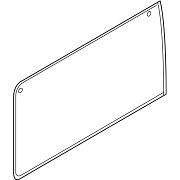 Ford BK3Z-6129711-AK Quarter Window Glass