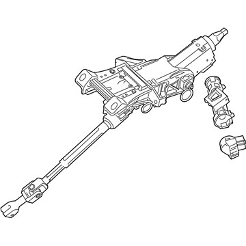 Ford H2GZ-3C529-A Steering Column Assembly
