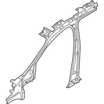 Ford CJ5Z-7822843-A Reinforcement Assembly - Door Hinge