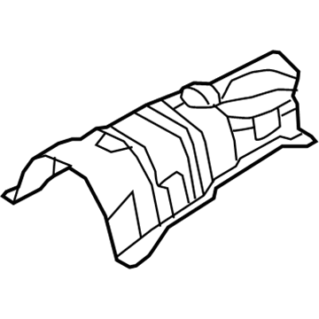 Ford Exhaust Heat Shield - 3M5Z-5811434-B