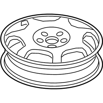 Ford EM2Z-1015-A Wheel Assembly