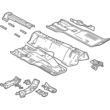 Ford 3W6Z-7611135-AA Pan Assembly - Floor