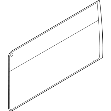 Ford BK3Z-6129710-AD Quarter Window Glass