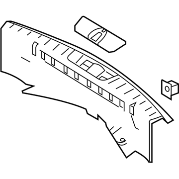 Ford EB5Z-7842624-DD Plate - Door Scuff