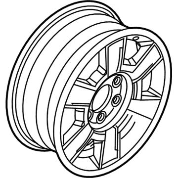 Ford FL3Z-1007-E Wheel Assembly