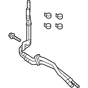 Ford DG1Z-7R081-B Tube - Oil Cooler