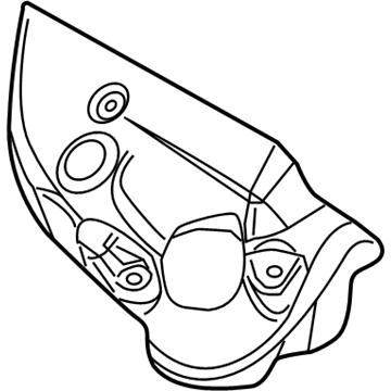 Ford FB5Z-9A462-B Shield - Exhaust Manifold Heat