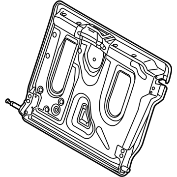 Ford FU5Z-96613A39-D Frame - Rear Seat Back Retaining