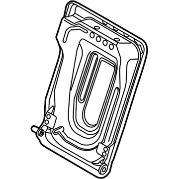 Ford FU5Z-96613A38-H Frame - Rear Seat Back Retaining