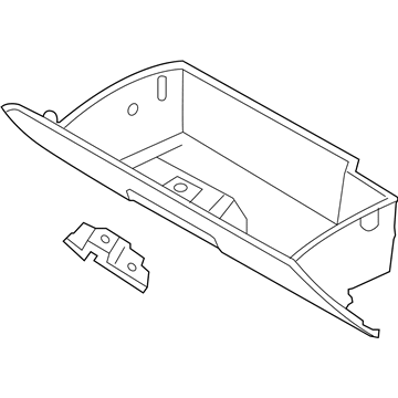 2009 Ford Taurus Glove Box - 8F9Z-74060T10-AC