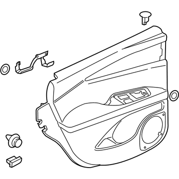 Ford KA1Z-7827407-BG PANEL ASY - DOOR TRIM