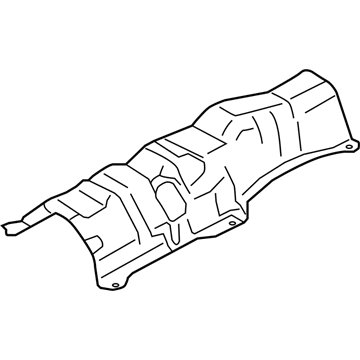 Lincoln Nautilus Exhaust Heat Shield - K2GZ-5811434-B