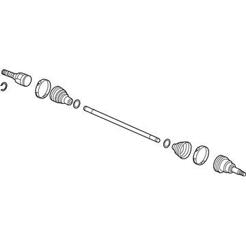 Ford EJ7Z-4K138-D Shaft Assembly