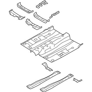 Ford G3GZ-5411135-C Pan Assembly - Floor