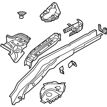 Ford CP9Z-5810124-A Member Assembly - Floor Side - Rear