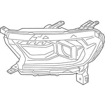 Ford KB3Z-13008-H HEADLAMP ASY