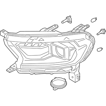 Ford KB3Z-13008-F HEADLAMP ASY