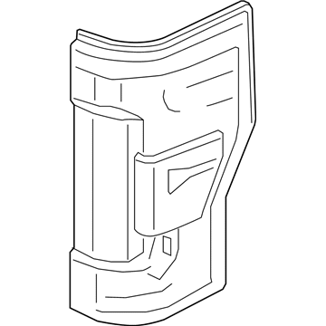 Ford HC3Z-13404-E Lamp Assembly - Rear, Stop And Flasher