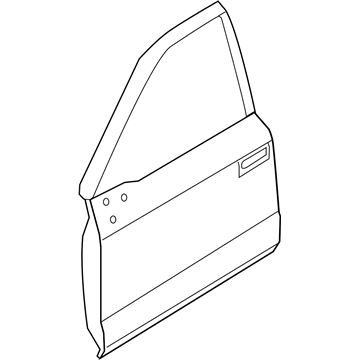 FL3Z-1620125-B - Genuine Ford Door Assembly - Front