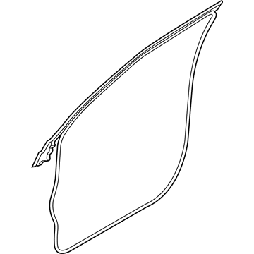 Ford FL3Z-1520531-A Weatherstrip Assembly - Door Window