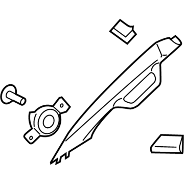 Ford JC3Z-2503599-BA Moulding - Windshield