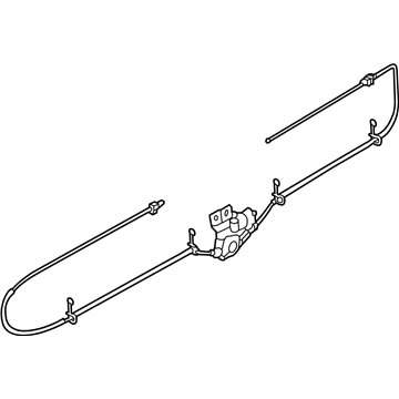 Ford FL3Z-2523394-A Motor And Linkage Assembly