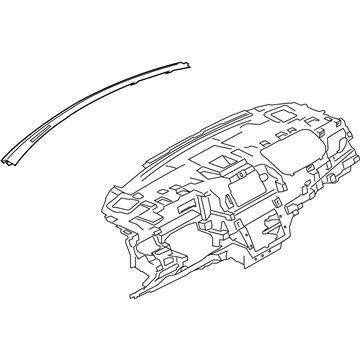 Ford EJ7Z-78045G66-AD Extension - Dash Panel