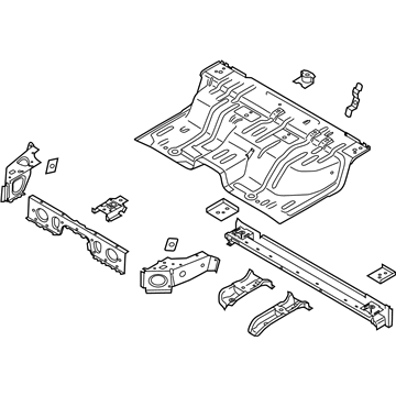 Ford Ranger Rear Crossmember - KB3Z-2610020-A