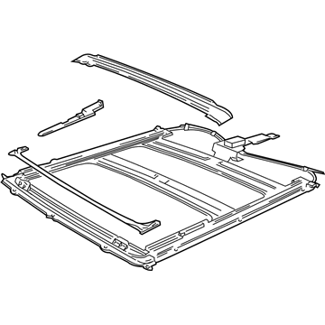 Ford 7L3Z-1651070-B Rail Assembly - Roof