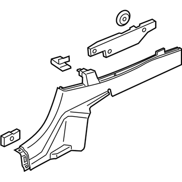 Ford FR3Z-7631013-AA Trim Assembly - Quarter