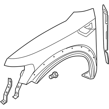 Ford AL3Z-16006-A Fender Assembly - Front